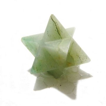 Merkaba Star Green Aventurine Crystal