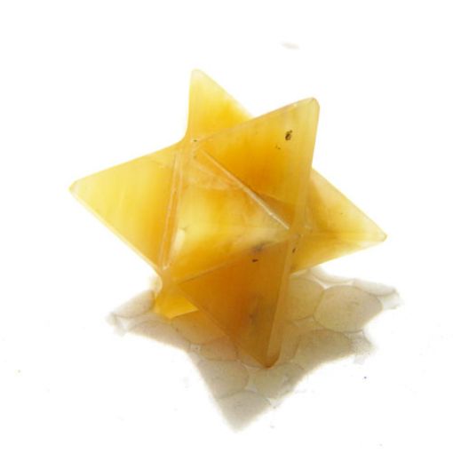 Merkaba Star Yellow Aventurine Crystal